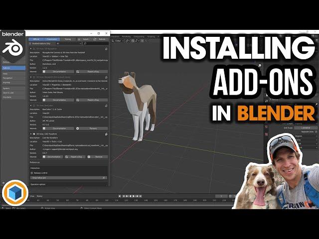 How to Install ADD-ONS in Blender!