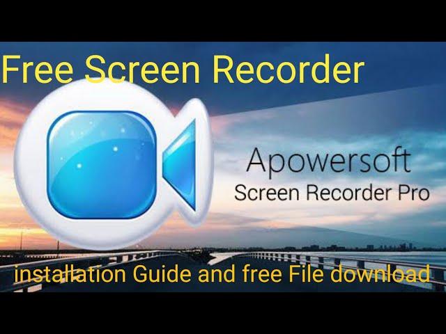 Apowersoft Pro free screen recorder | full access recording