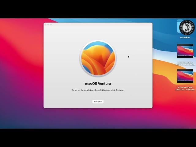 How to upgrade from macOS BigSur  to macOS Ventura