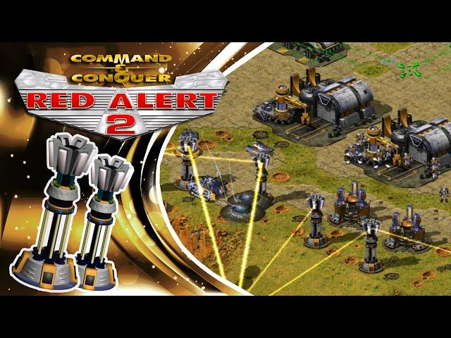 Red Alert 2  Hard Enemies  (7 vs 1 + Superweapons)