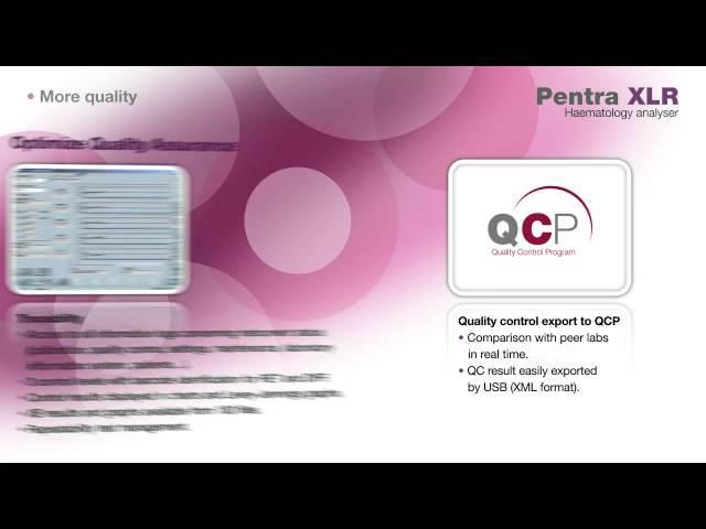 Automated 5 part differential hematology analyzer Pentra XLR presentation