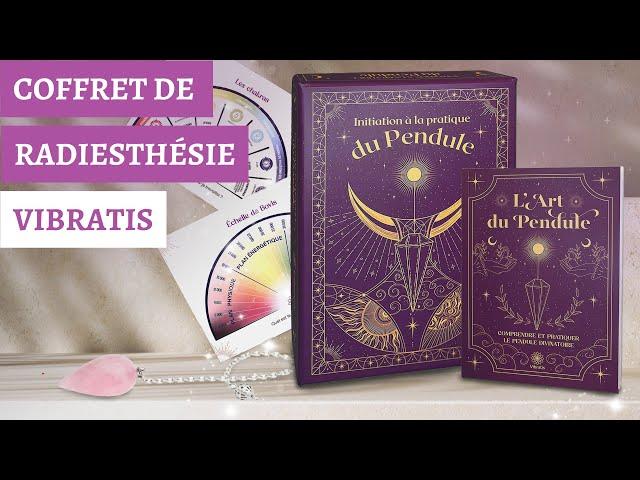 Coffret D’Initiation Au Pendule Divinatoire de Radiesthésie Vibratis