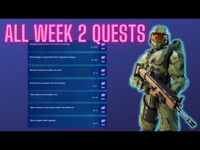 Fortnite: Chapter 3 Season 4 - Week 2 (ALL QUESTS GUIDE)