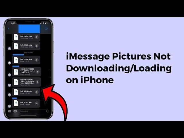 Pictures Not Downloading in iMessage on iPhone in iOS 18/16.5 [Fixed]