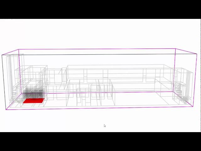 Результат расчёта по программе Фогард-НВ (полевая модель FDS)