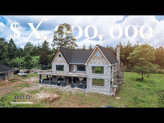 INSIDE A STUNNING AMERICAN-INSPIRED ARCHITECTURAL MASTERPIECE || TOUR OF A MODERN MANSION || KITALE