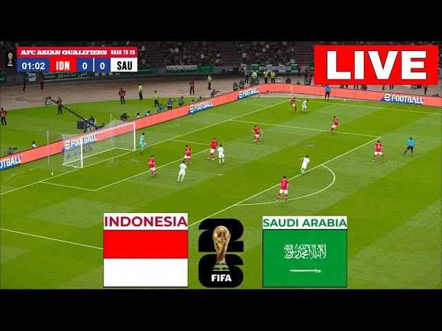 LIVE STREAMING TIMNAS INDONESIA VS ARAB SAUDI KUALIFIKASI PIALA DUNIA 2026