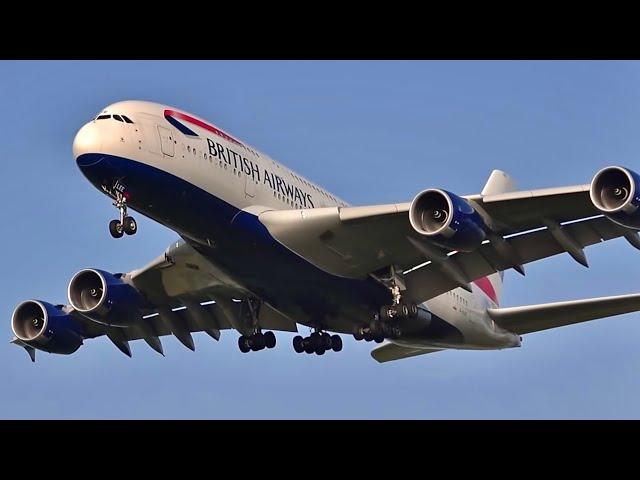 138 planes in 1 hour ! London Heathrow LHR Plane spotting  Watching airplanes Busy heavy traffic