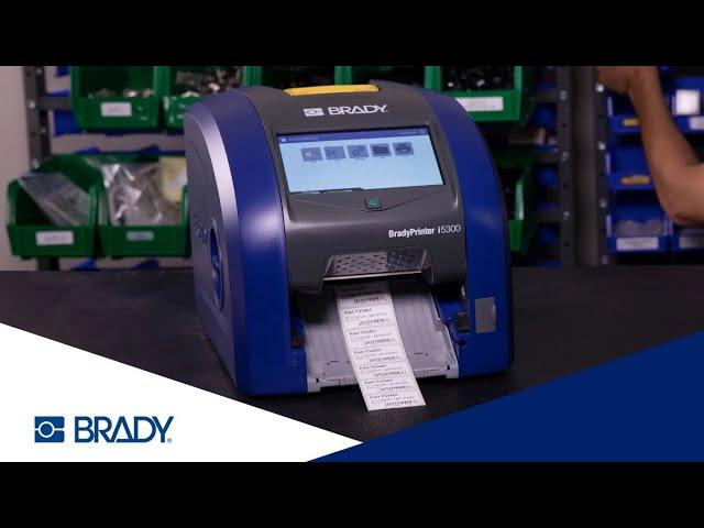 BradyPrinter i5300 Industrial Label Printer with Smart Print Technology |  Print Faster than Ever