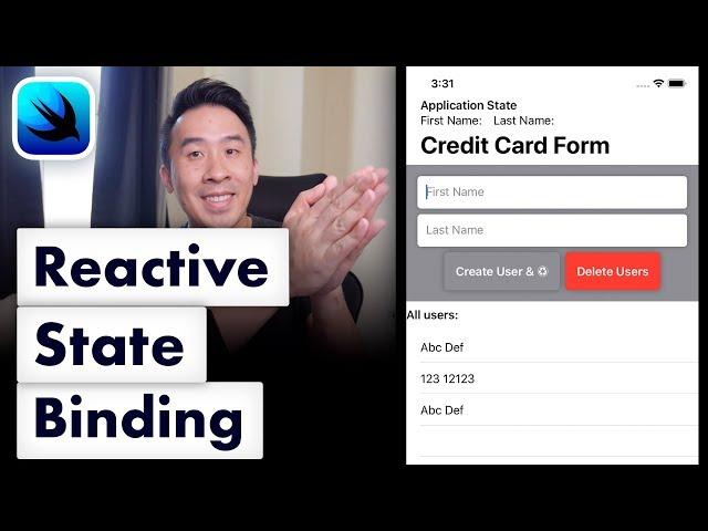 SwiftUI Reactive Intro: State Management and Bindings