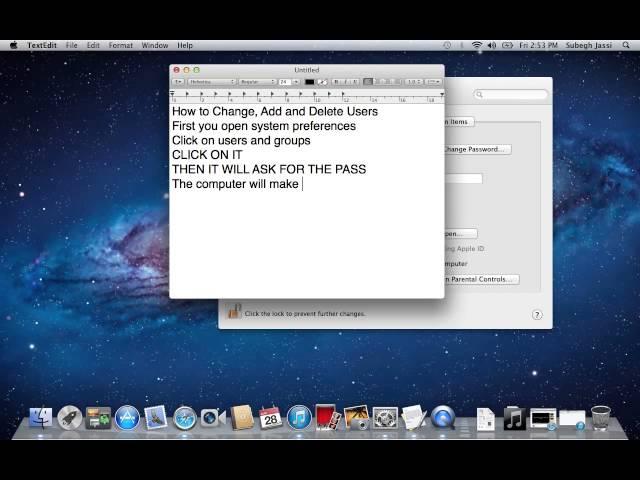 How to Change, Delete or Add User Accounts on Mac