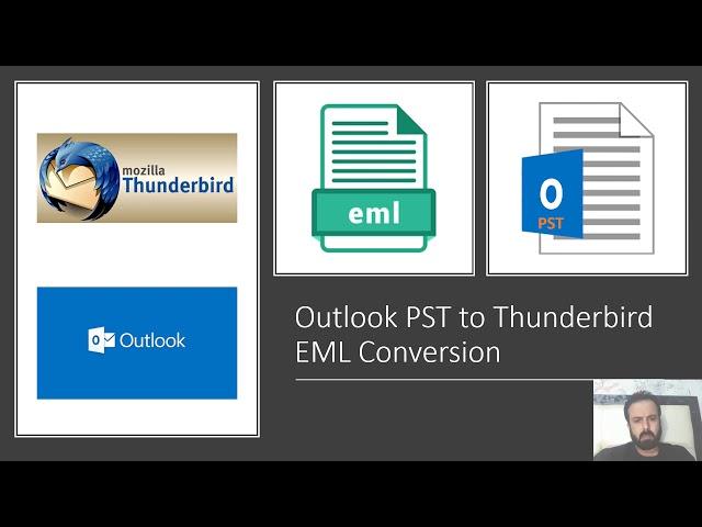 Outlook PST to Thunderbird EML conversation