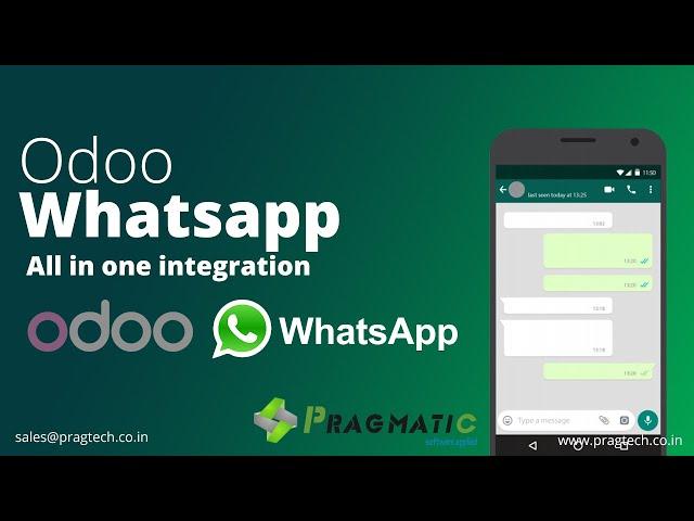 Odoo whatsapp all in one intergration