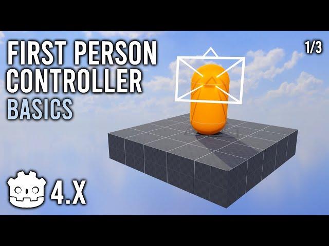 Godot  4.X : Ultimate First Person Controller Tutorial ( 2023 )