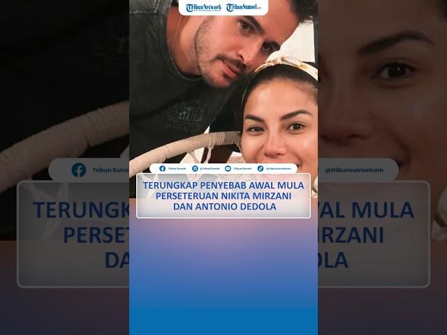 Terungkap Penyebab    Awal Mula Perseteruan Nikita Mirzani dan Antonio Dedola