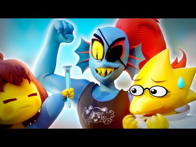 Alphys and Undyne's Experiment [Undertale 3D Animation]