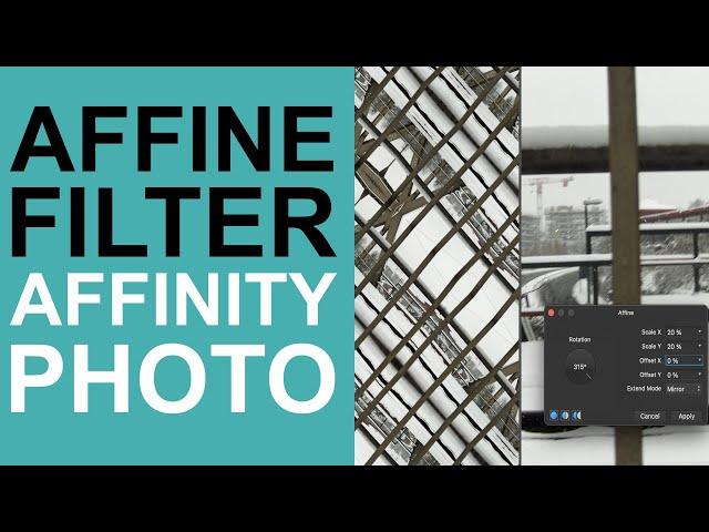 Affine Filter In Affinity Photo Tutorial | Graphicxtras