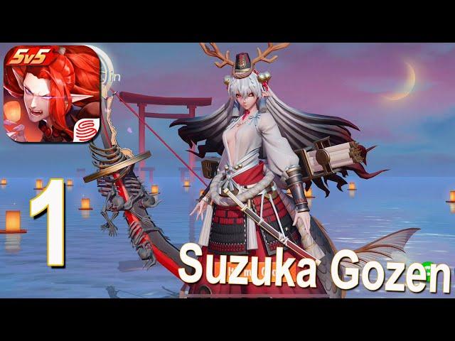 Onmyoji Arena - Gameplay Walkthrough Part 1 - Suzuka Gozen(iOS, Android)