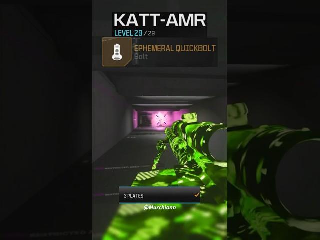 The most broken Rocket Sniper in warzone!! Katt-Amr class setup! #mw3 #oneshot #rebirthisland #cod