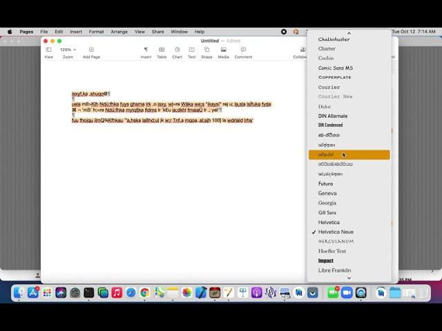 How to type with Sinhala Legacy (FM) Fonts on Mac instantly