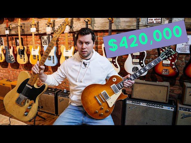 Does a $420,000 Vintage Les Paul Sound Better than a NEW Les Paul?