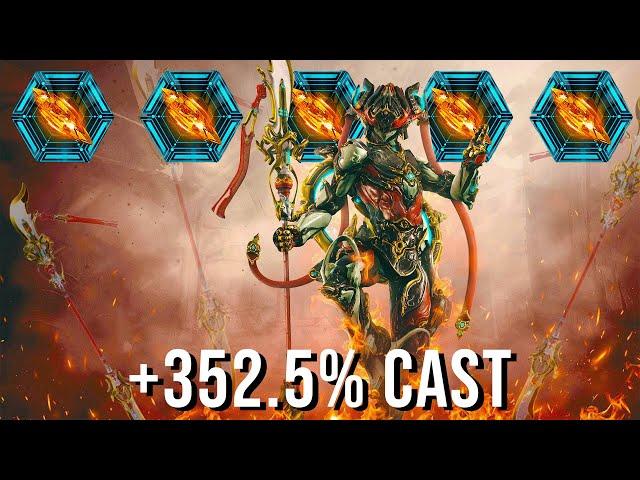 Nezha Max Cast Speed Steel Path Nuker - Warframe Endgame Gameplay