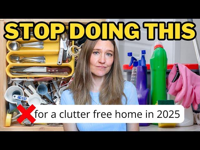 5 Things I’m Stopping For A Clutter Free Home In 2025