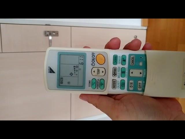 Daikin Error Code Checking with Remote Controller (Vision Air)