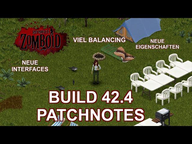 Erstes Update im März in Project Zomboid - Build 42.4 Patchnotes deutsch  2025 - Waschbären Patch