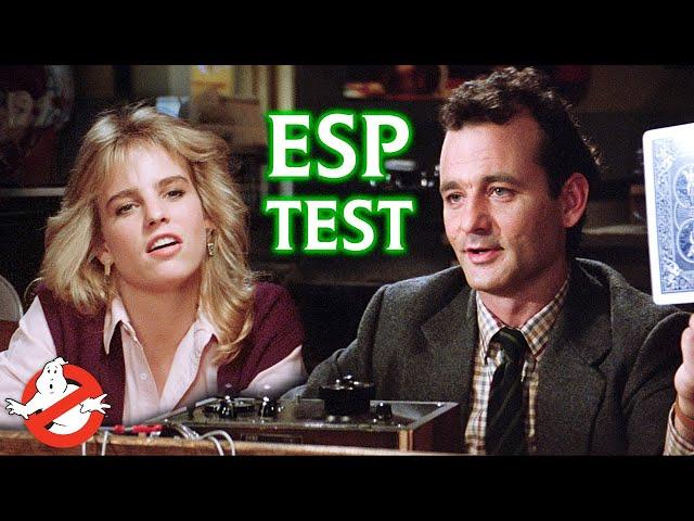 Peter Venkman's ESP Test | Film Clip | GHOSTBUSTERS | With Captions