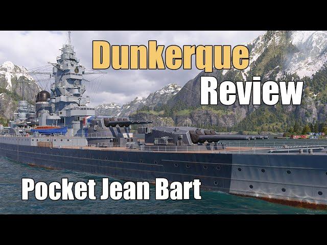 Dunkerque Review: Pocket Jean Bart | World of Warships Legends | 4k