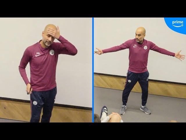 How Pep Guardiola reacts to his team LOSING 