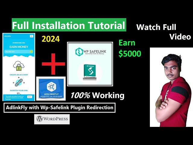 AdlinkFly with Wp-Safelink Plugin Redirection 2023 | wp safelink adlinkfly Tutorial