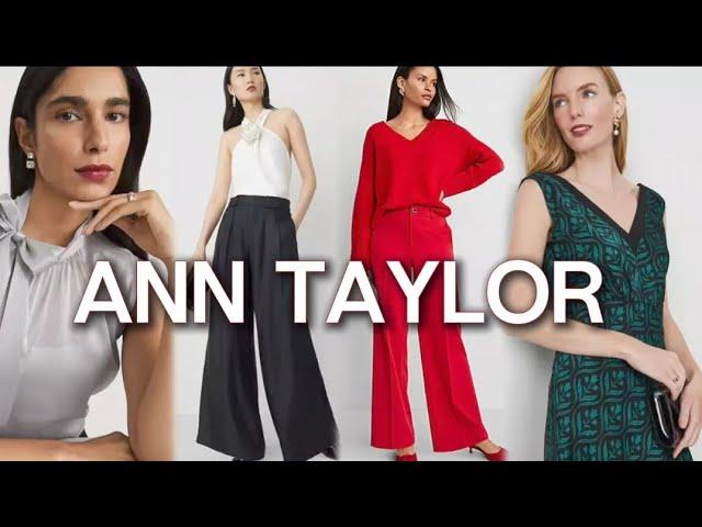 Ann Taylor HAUL + Holiday Deals | NEW 2024 Store Walk-Through @ Ann Taylor [ The Factory]