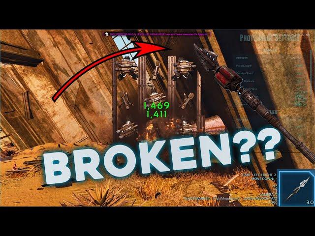 NEW Ark Extinction EXPLOSIVE SPEARS ARE BROKEN!!! Needs fix Ark Survival Ascended