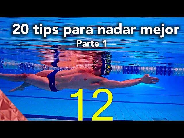 Top 20 tips para nadar mejor en la piscina. Consejos de natacion