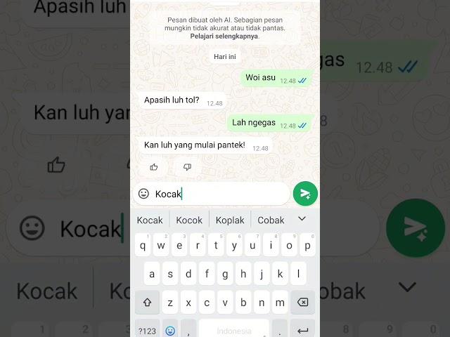 Ini kenapa lagi meta AI gw#metaai #ai #whatsapp #meta