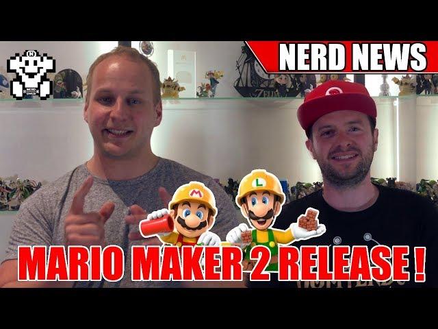 NerdNews 416 feat. Domtendo! - Mario Maker 2 Release! / PS5 nicht vor Mai 2020!