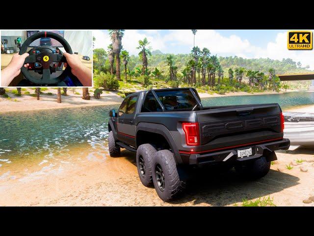 Hennessey Velociraptor 6x6 | OFFROAD CONVOY | Forza Horizon 5 | Thrustmaster T300 gameplay