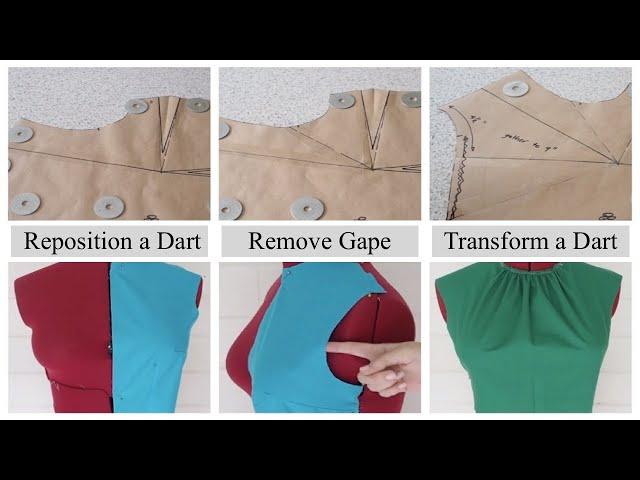 Three Beginner Patterning Techniques #patterndrafting