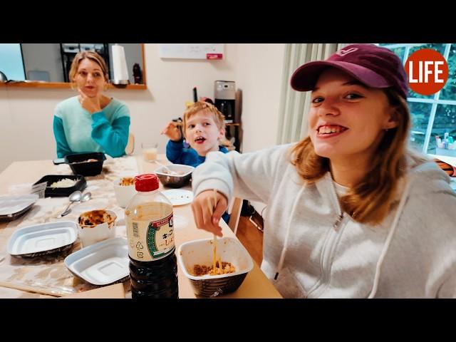 Our American Family Tries Japan's Comfort Food: Gyudon | Life in Japan EP 284