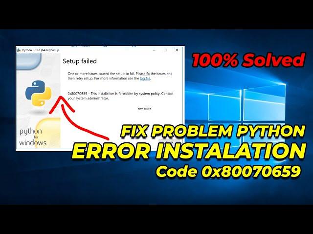 How to Fix Errors When Installing Python On RDP