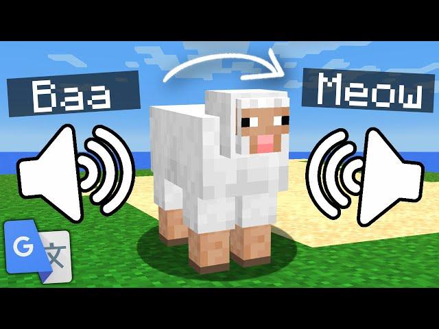 I Put Every Minecraft SOUND Through Google Translate 1 BILLION Times...