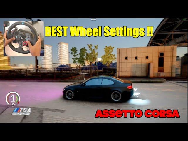 Best Wheel Settings For NO HESI Assetto Corsa 2024 !! (Logitech G29)