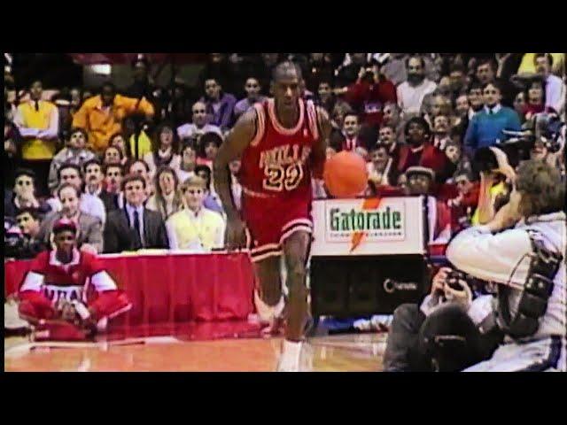 MICHAEL JORDAN - SLAM DUNK CONTEST HIGHLIGHTS