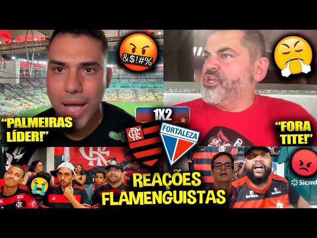 REAÇÕES dos FLAMENGUISTAS FURIOSOS com a DERROTA - FLAMENGO 1X2 FORTALEZA [REACT BRASILEIRÃO 2024]