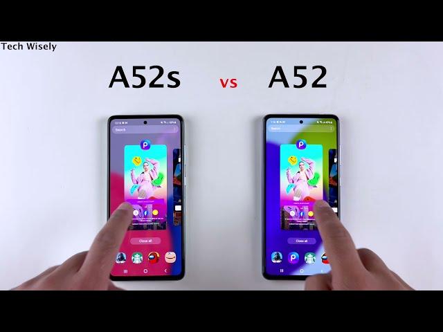 SAMSUNG A52 vs A52s 5G | SPEED TEST