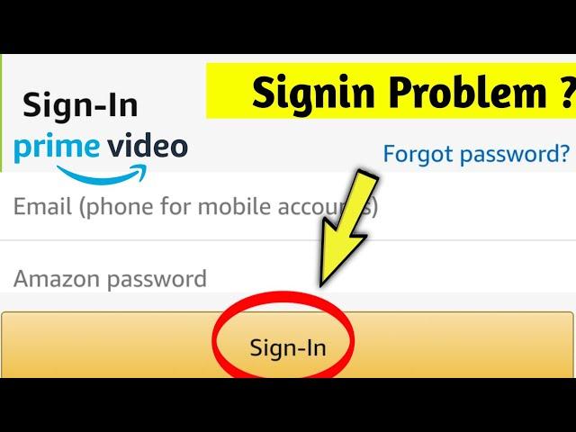 Amazon Prime Video App Login Problem [ 100% Solve ]