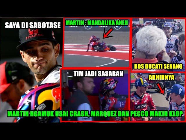 GILA, BERITA MOTOGP HARI INI, SABTU 28 SEPTEMBER 2024, MARQUEZ DIPUJI, MARTIN NGAMUK MOTOGP 2024