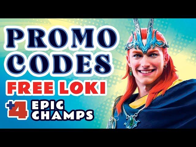 Free LOKI Raid Shadow Legends Raid Promo Codes for ALL